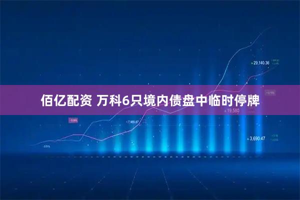 佰亿配资 万科6只境内债盘中临时停牌