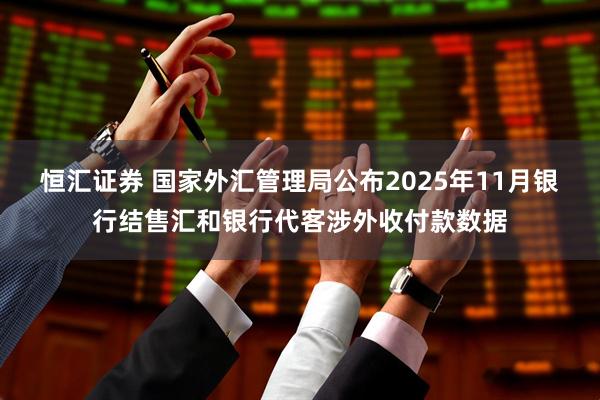 恒汇证券 国家外汇管理局公布2025年11月银行结售汇和银行代客涉外收付款数据